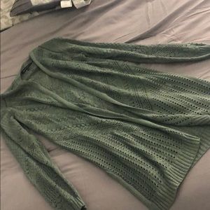 Beautiful green crochet cardigan...never worn